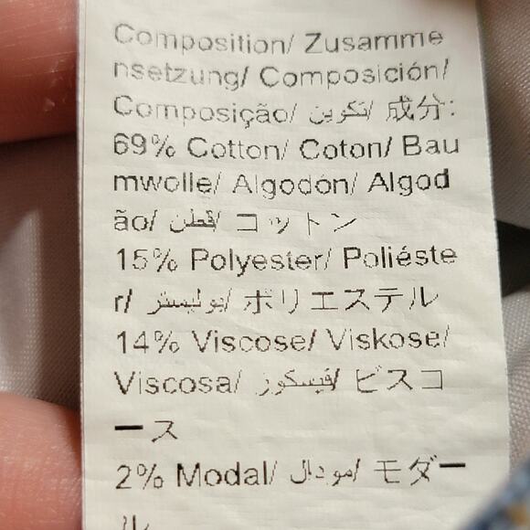 Shein Curve Denim Shorts w/ Embroidered Cherries - Size 0XL - Picture 5 of 6